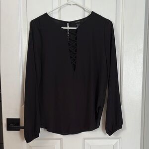 Black Long Sleeve Top